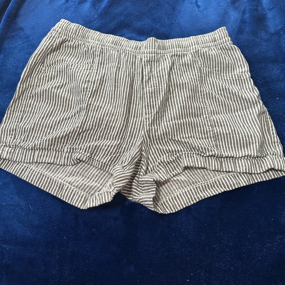 Old Navy Gray High Waist Shorts Lightweight Cotton